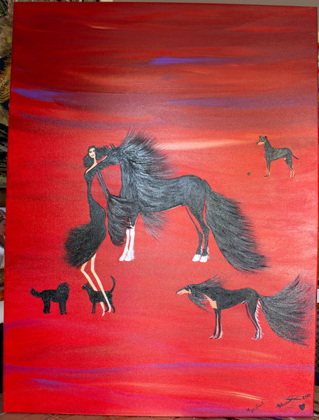 Magic Black approx 16 x 20 inch (41 x 51 cm)  #1