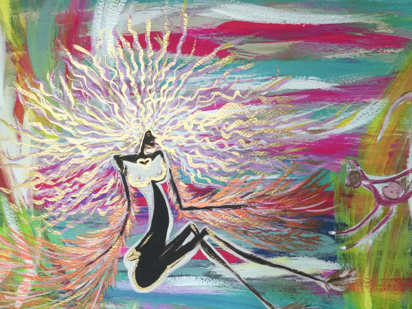 Lady of Love Moments 50x 39 cm Pink border