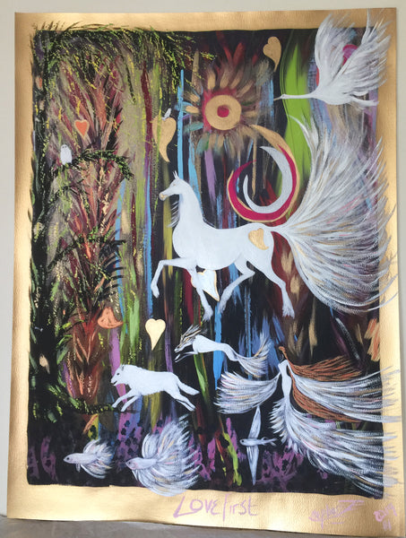 Love First - 90 x 120 cm -Availble for order - Giclee