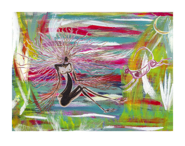 Lady of Love Moments 50x 39 cm Pink border