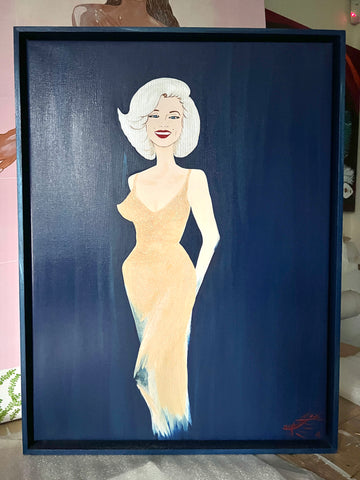 Simply Marilyn -  49.5 x 65.0 cm framed  Canvas Archival Print LE 1/10