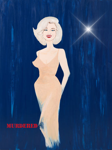 "Simply Marilyn - Murdered"  A4 210 x 297mm (8 1/4 x 11-3/4 Inch) Archival Print 1