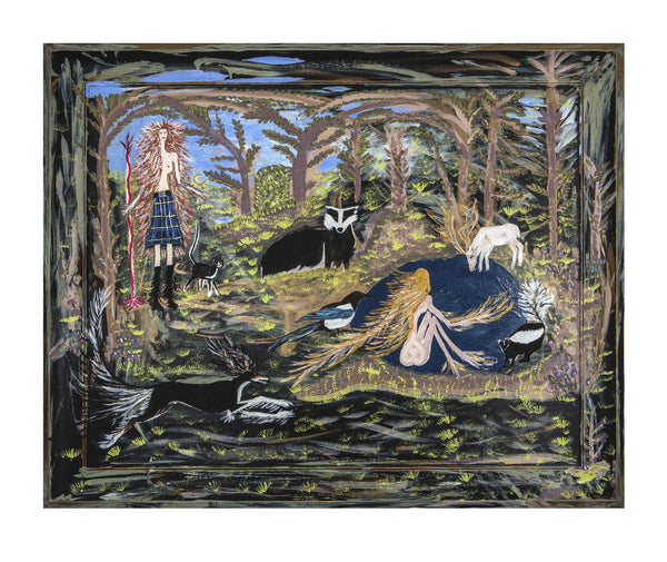 The Ladies of The Forest - Framed 90.5 x 70cm Unique