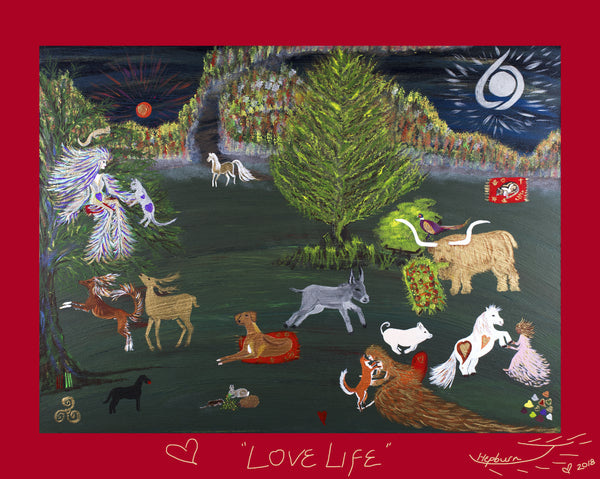 Love Life - 91.5 x 71.5 x 2cm canvas on stretcher bars
